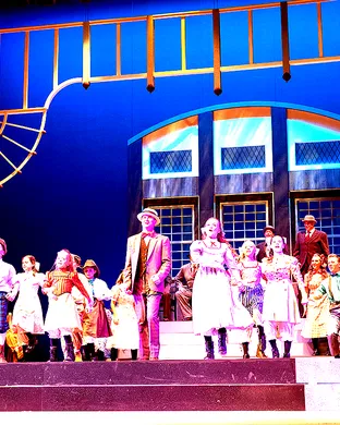 The Music Man theatre performance